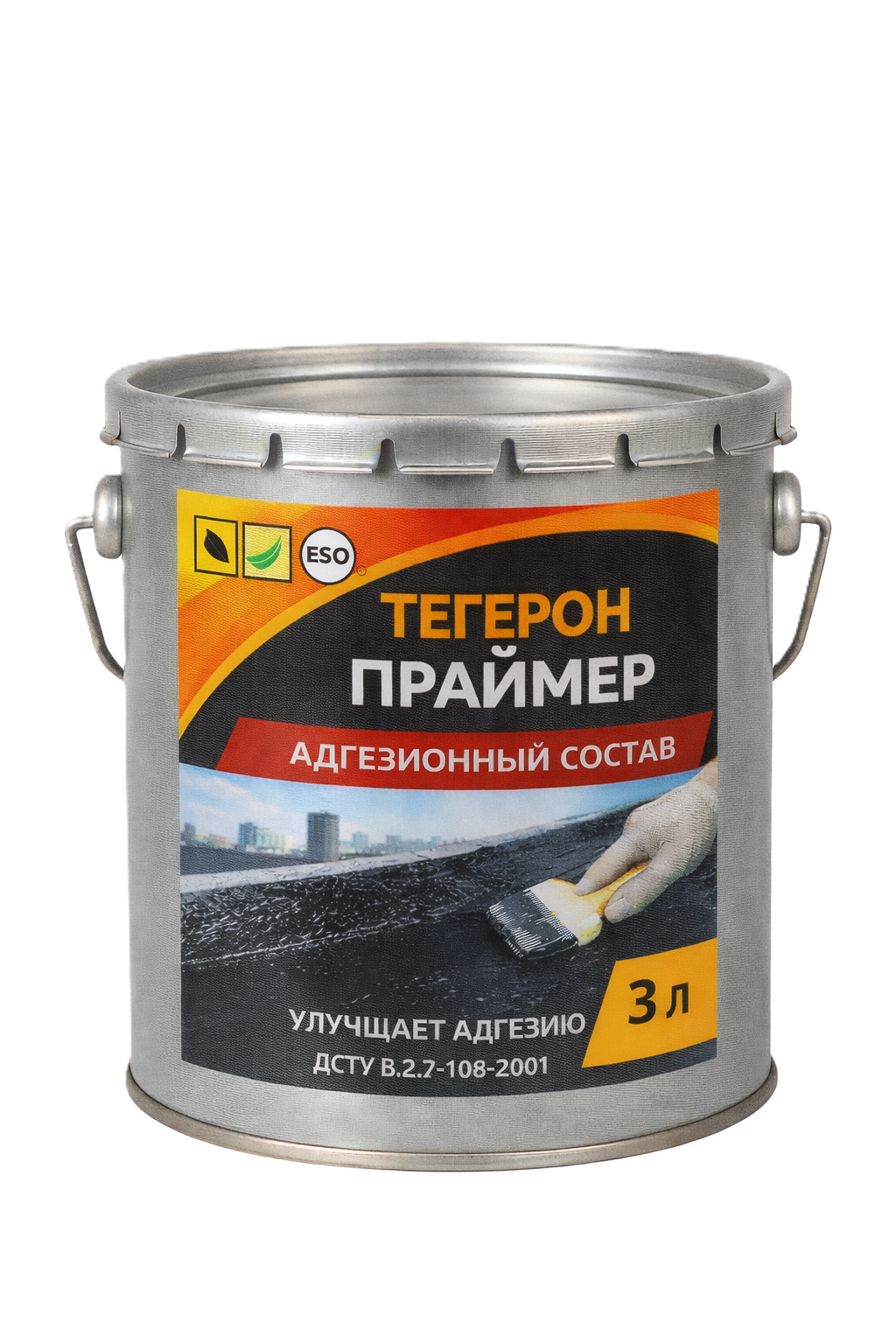 Тегерон Грунт ЭКОБИТ ведро 3,0 л - адгезионный состав ДСТУ Б В.2.7-108-2001 ( ГОСТ 30693-2000)